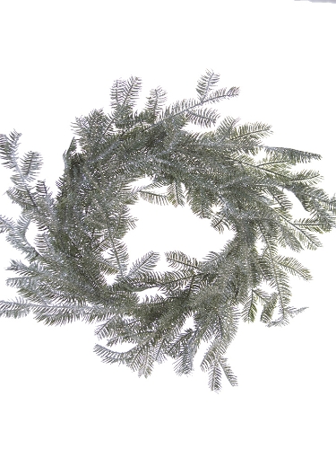 Picture of 24" GLITZY HEMLOCK WREATH