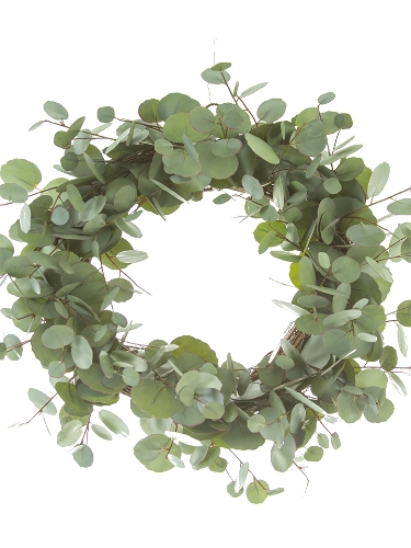 Picture of 24" SILVER DOLLAR EUCALYPTUS WREATH