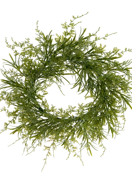 Picture of 14" GRASSY MIX CANDLE RING