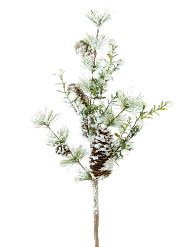 Picture of 20" SNOWY PINE BERRY PICK