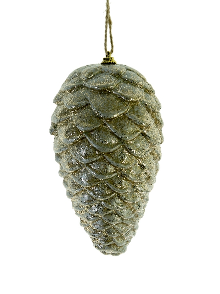 Picture of 8.5" RUSTIC PINECONE ORN