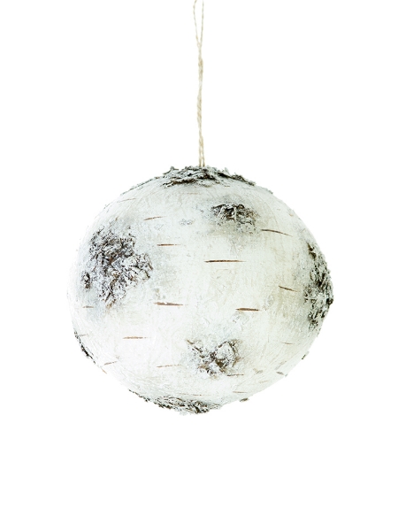 Picture of 6" SNOW BIRCH BALL ORN