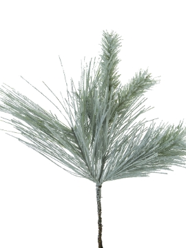 Picture of 15" FLOCKED  EVERGREEN MIX SPRAY