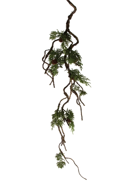 Picture of 33" CYPRESS PINE VINE W/CONES