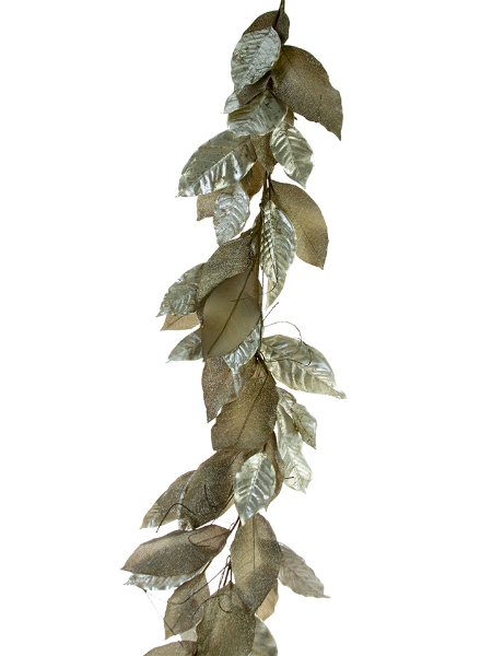 Picture of 6' GLITZY MAG LEAF GARLAND