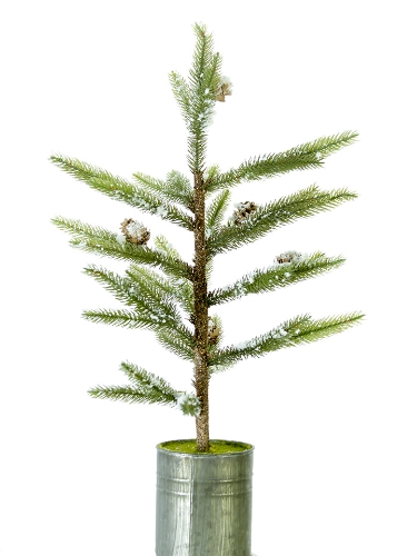 Picture of 24'' SNOWY SPRUCE PINE TREE