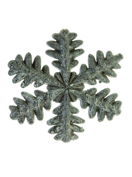 Picture of 5.5" RUSTIC SNOWFLAKE ORN