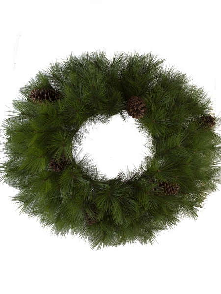 Picture of 32" BOTTLE BRUSH WREATH