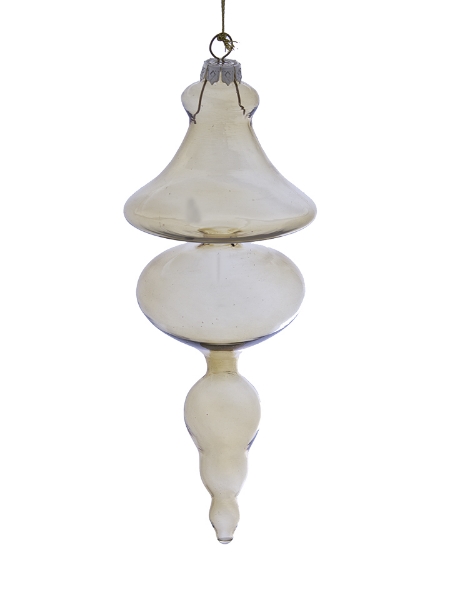 Picture of 8" CLEAR DECO FINIAL ORNAMENT