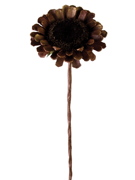 Picture of 21"WOODEN SUNFLOWER SPRAY