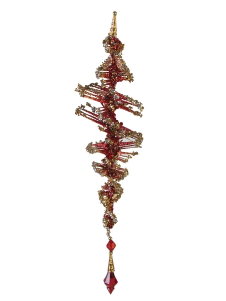 Picture of 14" BEADED FINIAL ORNAMENT