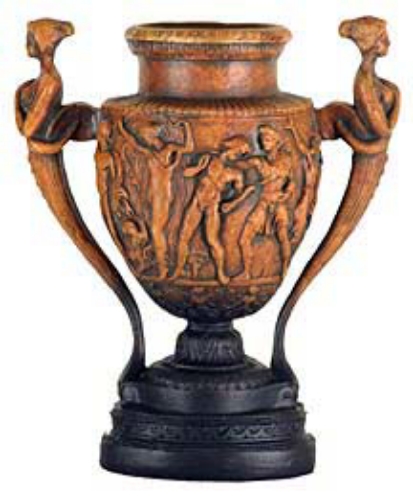 Picture of GIRL BACK AGAINST VASE