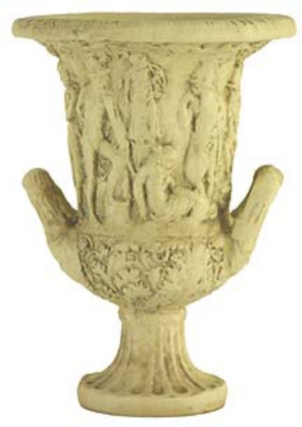 Picture of TWO HANDLE URN W/FAIRY