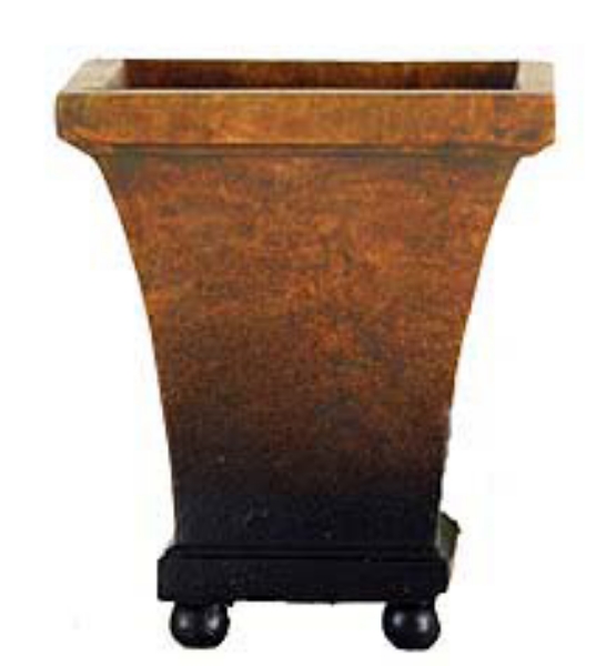 Picture of SQUARE VASE-RUSTY BRONZE