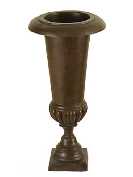 Picture of CUP VASE,12",ANT. BROWN