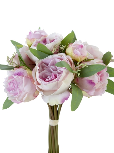Picture of 12" FRESH TOUCH ROSE PEONY BUNDLE