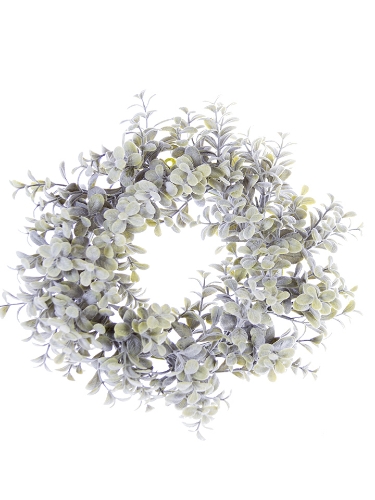 Picture of 6" PEBBLE EUCALYPTUS CANDLE RING