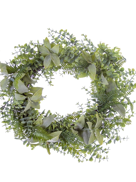 Picture of 20" SAGE/EUC/FERN WREATH