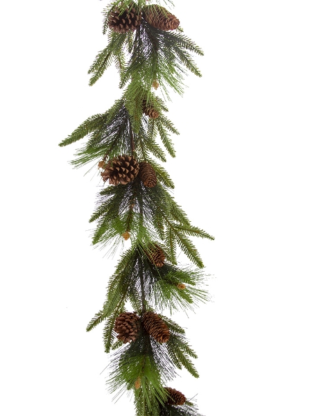 Picture of 5'FIR MIX GARLAND PINE W/CONES