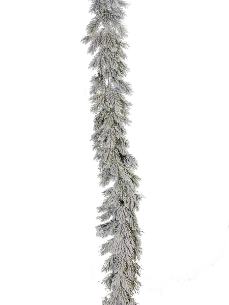 Picture of 6' FLOCKED SPRUCE GARLAND