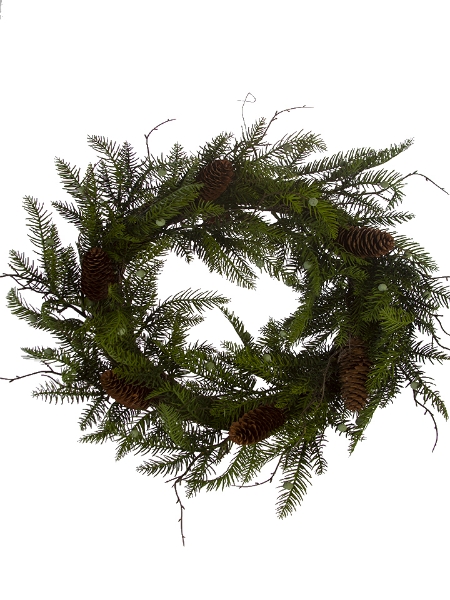 Picture of 24" FIR PINECONE WREATH