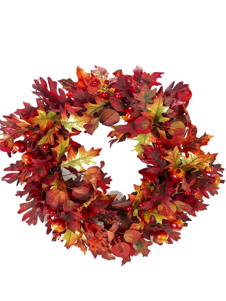 Picture of 26" AUTUMN LEAVES WREATH