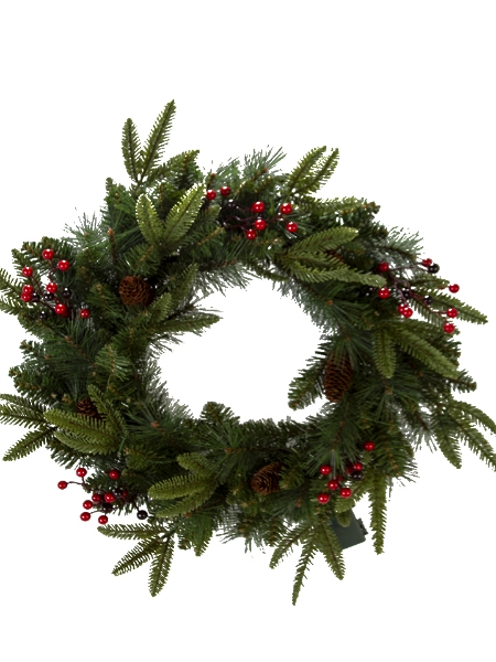 Picture of 26" MIXED EVERGREEN WREATH