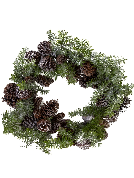 Picture of 24" SNOWY SPRUCE WREATH