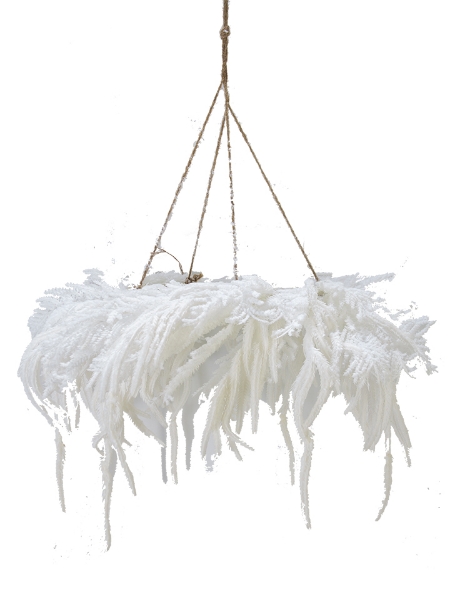 Picture of 22" MIXEDPAMPAS HANGING WREATH