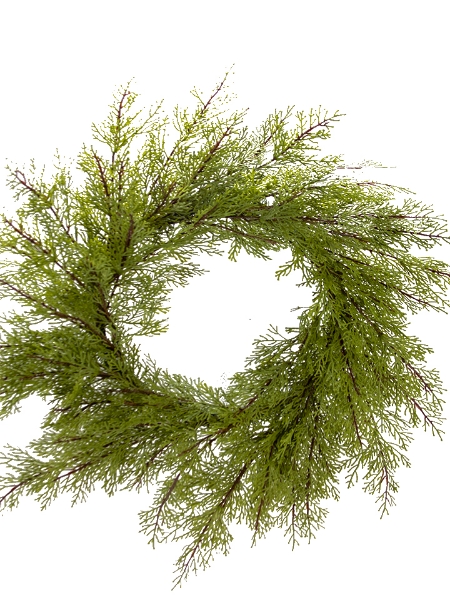 Picture of 30" DAINTY CEDAR WREATH