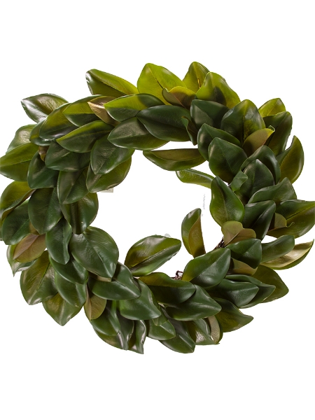 Picture of 28" UV MAGNOLIA LEAVES WREATH