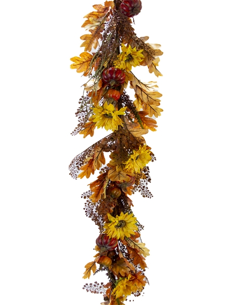 Picture of 62" SUNFLOWER PUMPKIN GARLAND