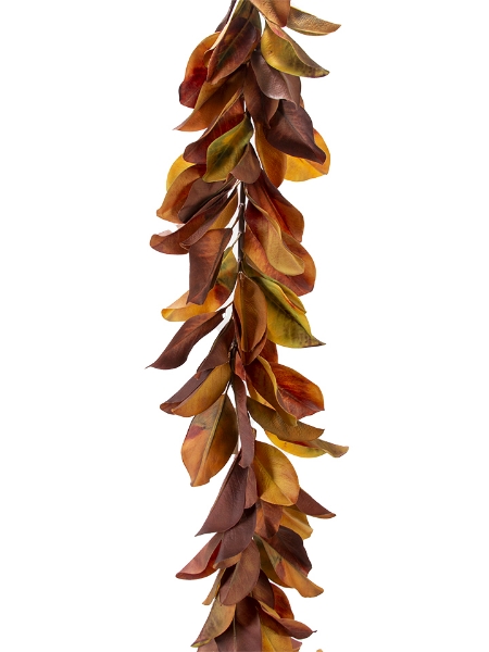 Picture of 5' FALL MAGNOLIA LEAF GARLAND