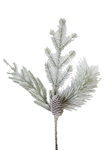 Picture of 30" FLOCKED MIXED PINE SPRAY