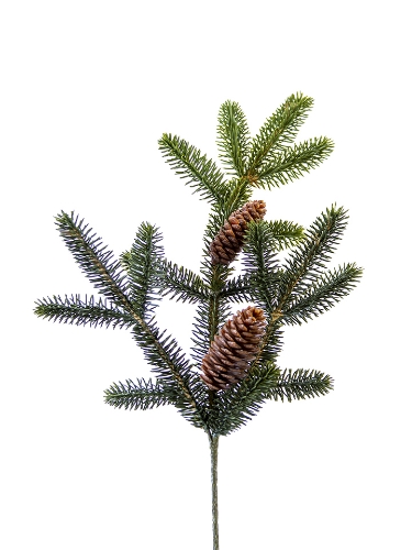 Picture of 19" SPRUCE PINECONE SPRAY