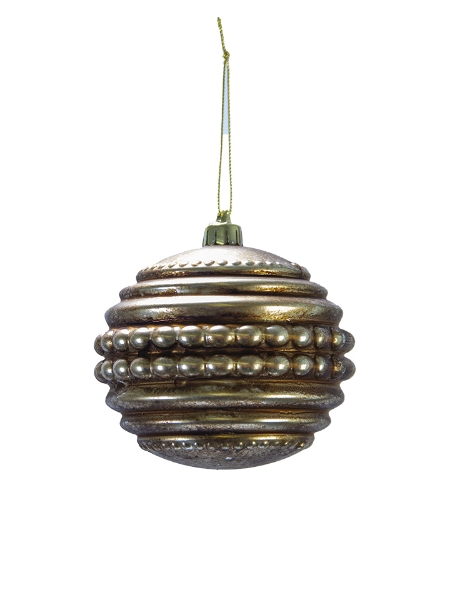 Picture of 4" SWIRL BALL ORNAMENT