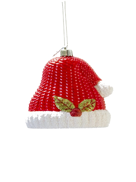 Picture of 4" HOLIDAY HAT ORNAMENT