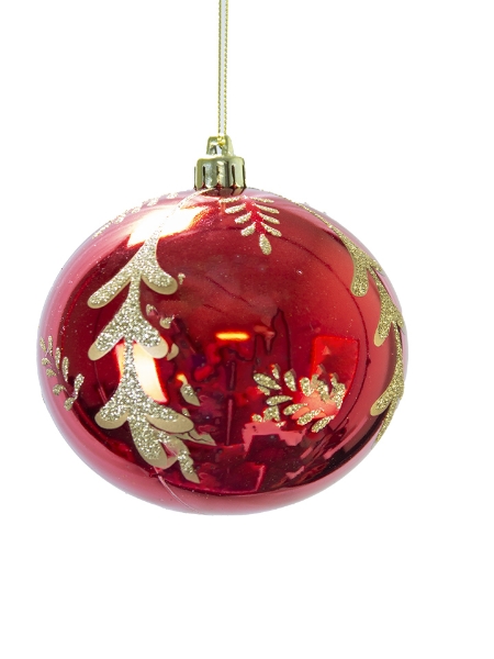 Picture of 4" GOLD LEAF BALL ORNAMENT