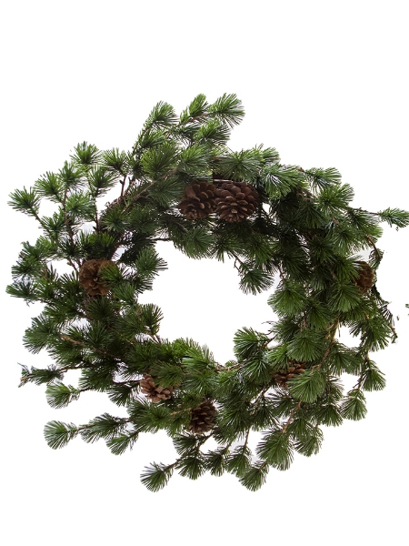 Picture of 28" NEEDLE PINE  WREATH