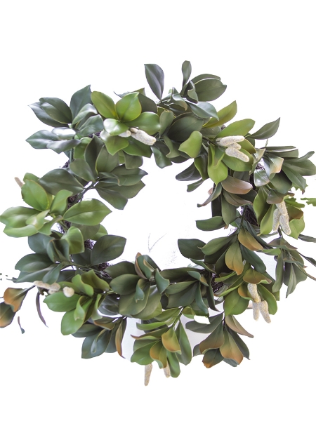 Picture of 24" MAGNOLIA LVS WREATH