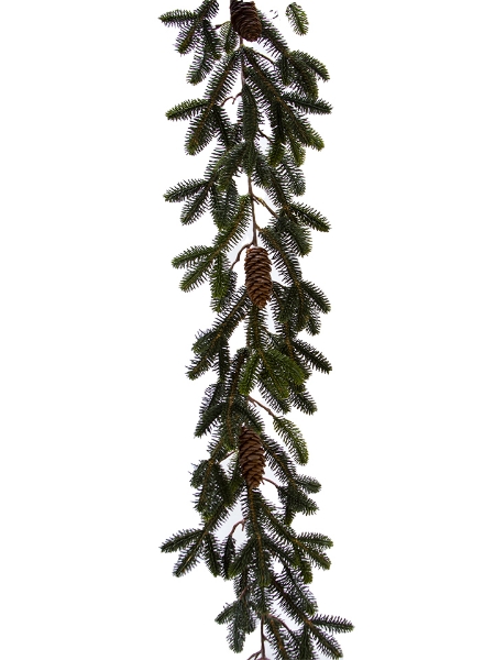 Picture of 76'' SPRUCE GARLAND W/CONE