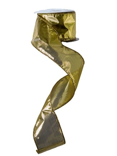 Picture of GOLD METALIC WIRE EDGE DOUBLE SIDED RIBBON
