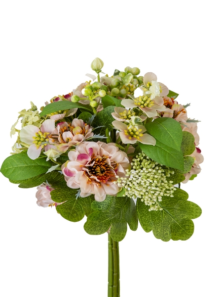 Picture of 14" MUM WILD FLOWER BUNDLE