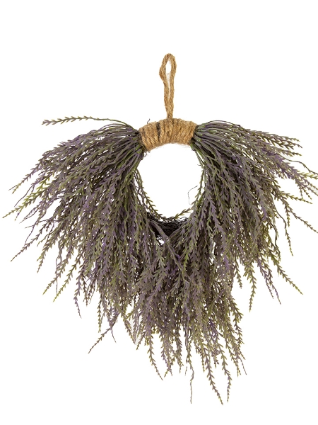 Picture of 17" LAVENDER HANGING WREATH