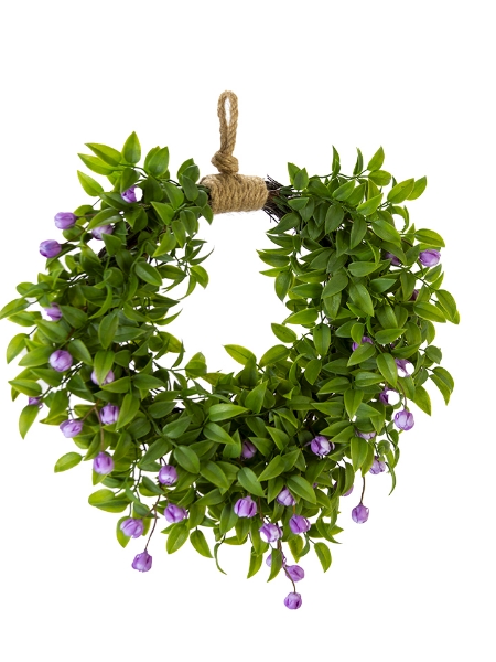 Picture of 15" BOUVARDIA HANGING WREATH