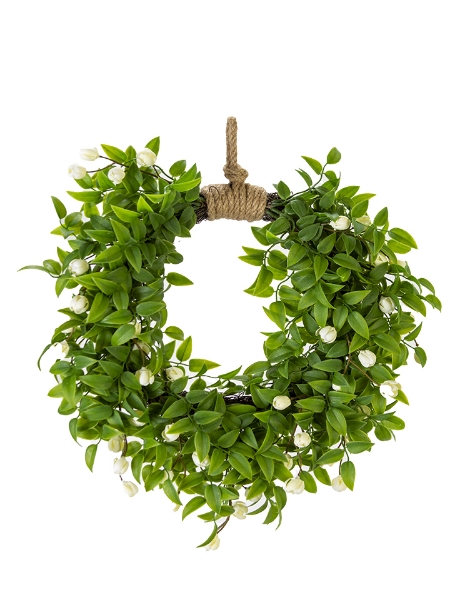 Picture of 15" BOUVARDIA HANGING WREATH