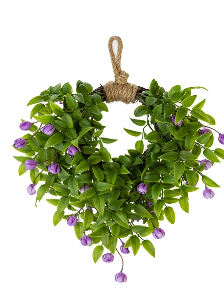 Picture of 12" BOUVARDIA HANGING WREATH
