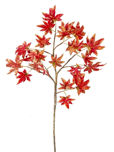 Picture of 26'' SHIMMER MAPLE LEAF SPRAY