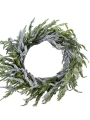 Picture of 24" FIR PINE WREATH WITH SNOW