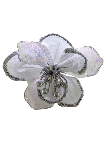 Picture of 7" VELVET  MAGNOLIA CLIP